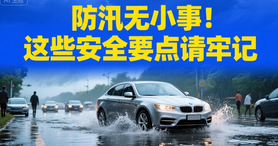 防汛无小事！这些安全要点请牢记