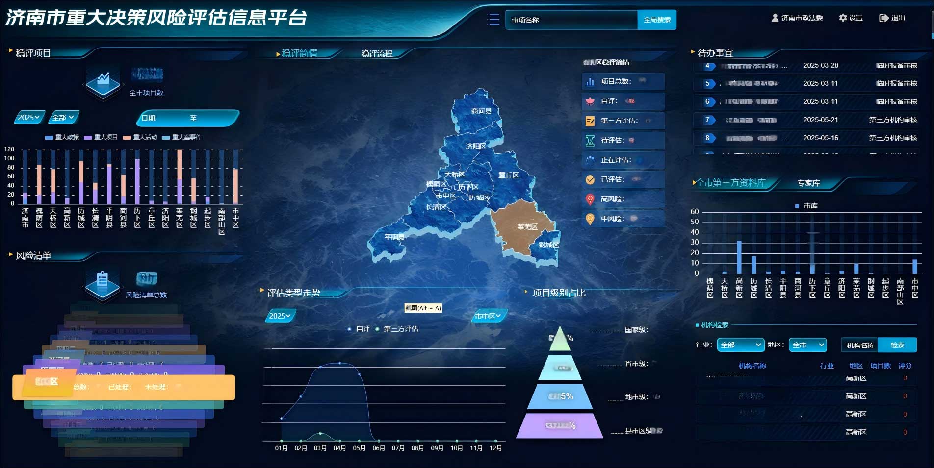 济南市重大决策风险评估信息平台