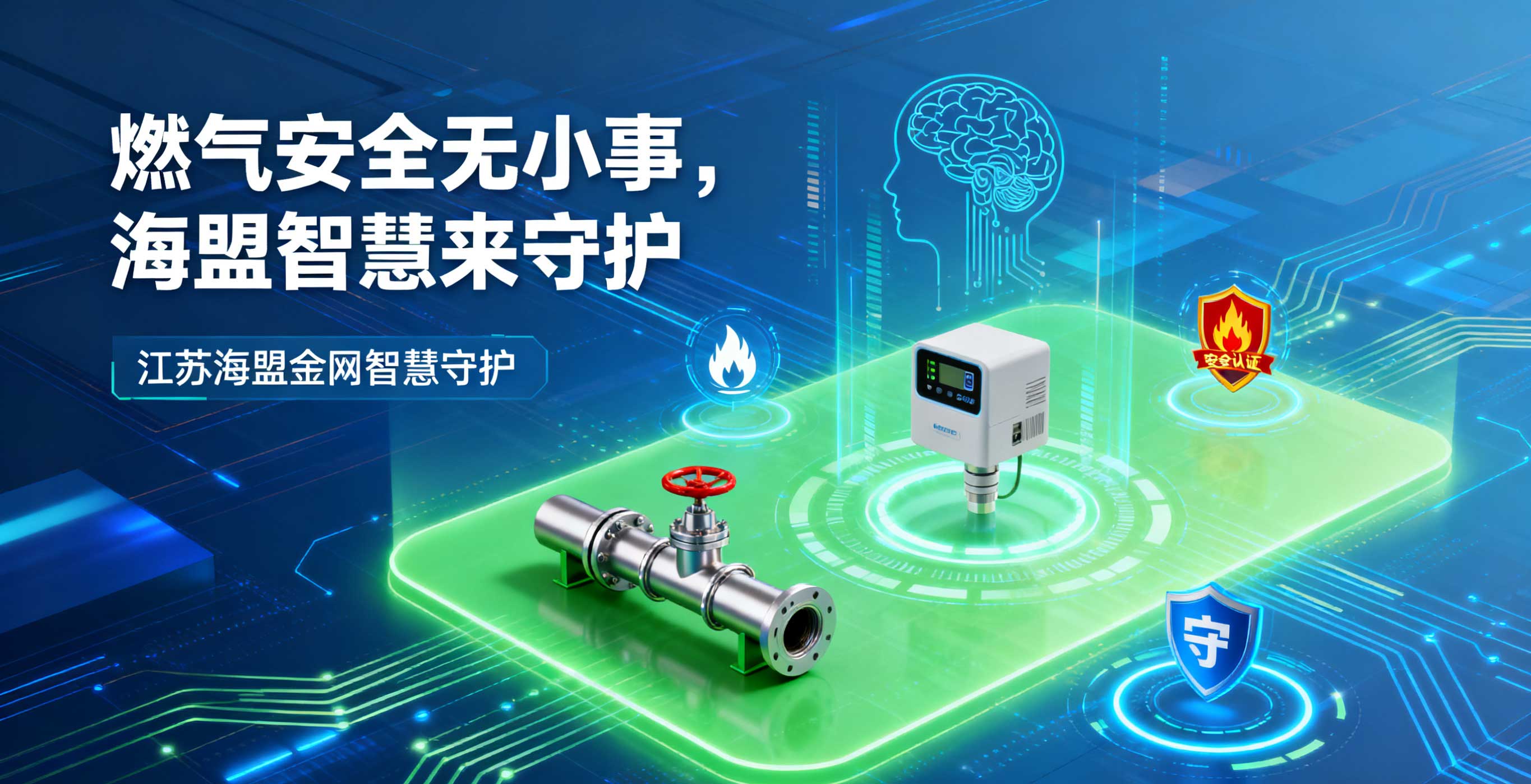 燃气安全无小事，海盟智慧来守护