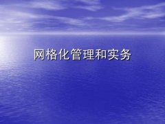 关于城市社区实行网格化管理的思考